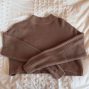 Hollister Taupe Turtleneck Sweater